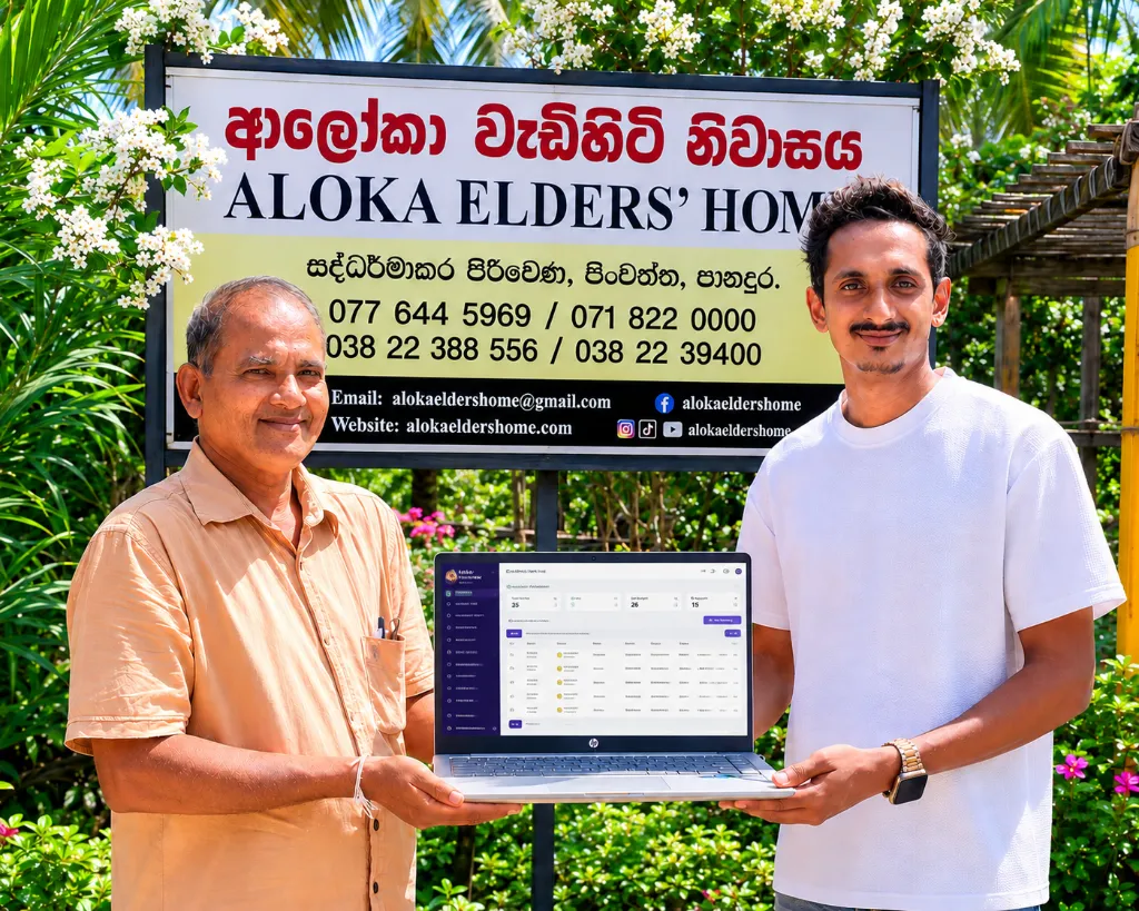 Aloka Elder's Home Admin Dashboard