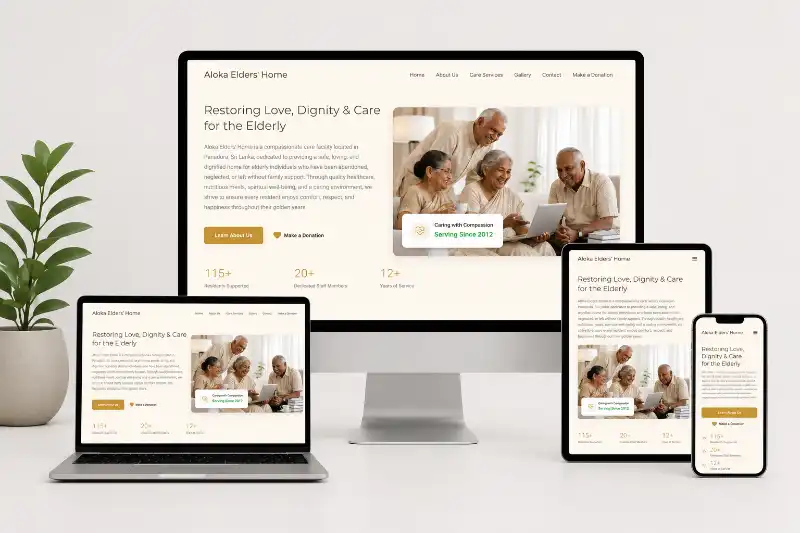 Aloka Elder's Home Website