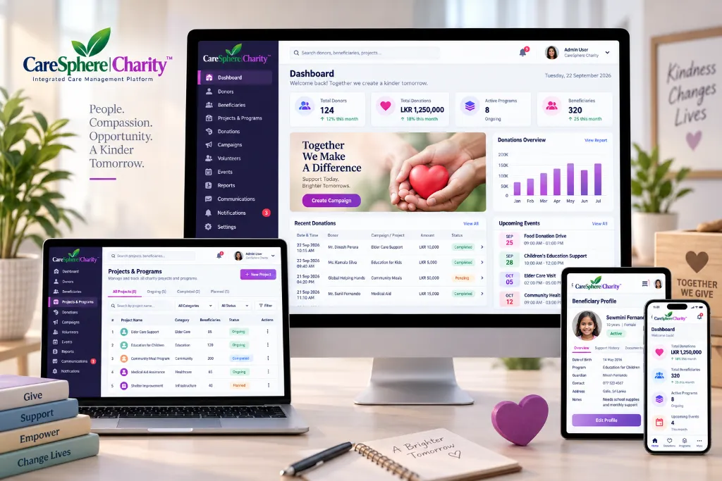 CareSphere Charity Management Platform